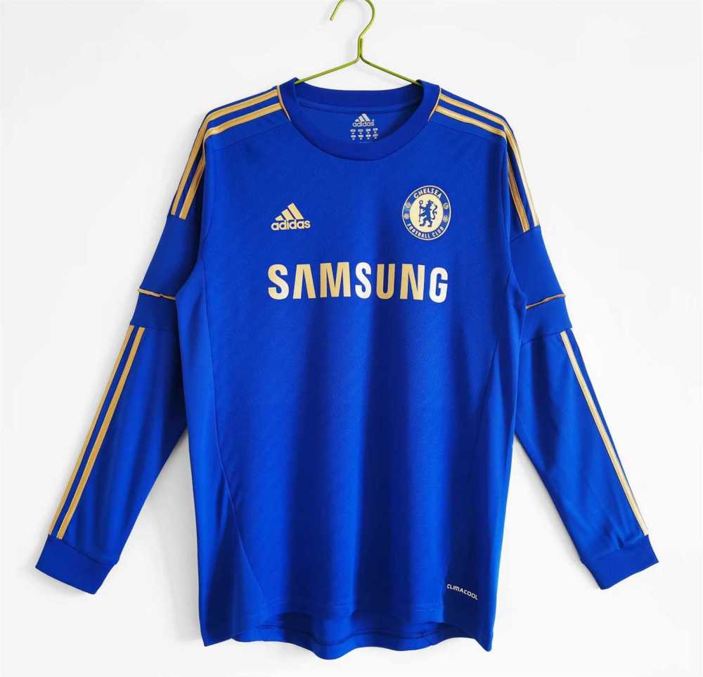 2012-13 Chelsea Home Retro Jersey Long Sleeve