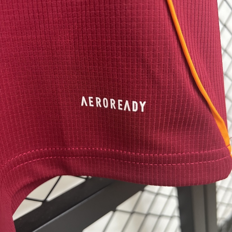 25-26 AS Roma Home Soccer Jersey