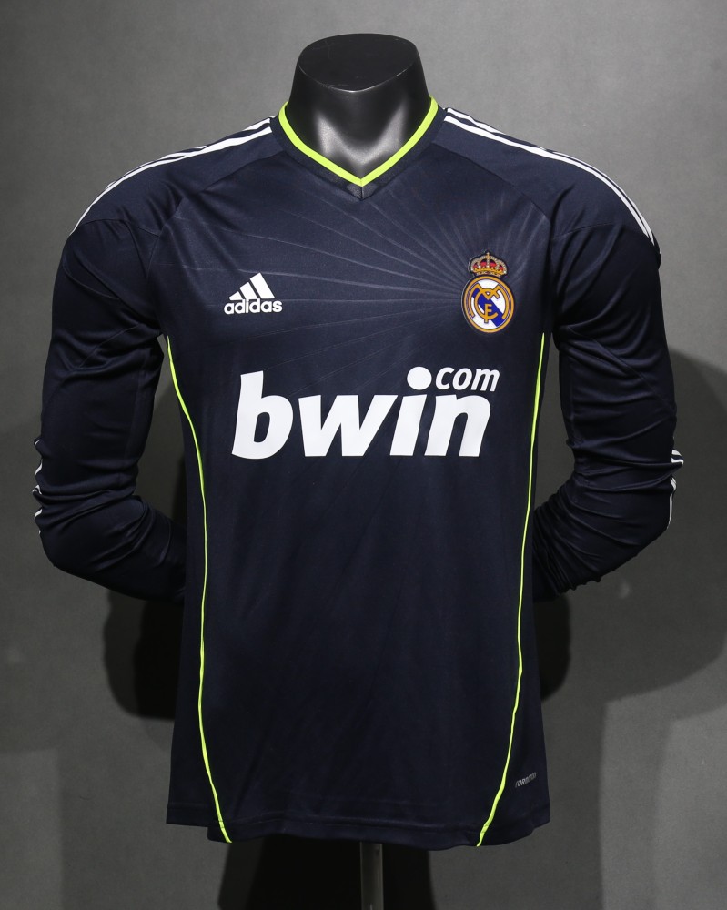 2010/11 Real Madrid Away Retro Jersey Player Version Long Sleeve