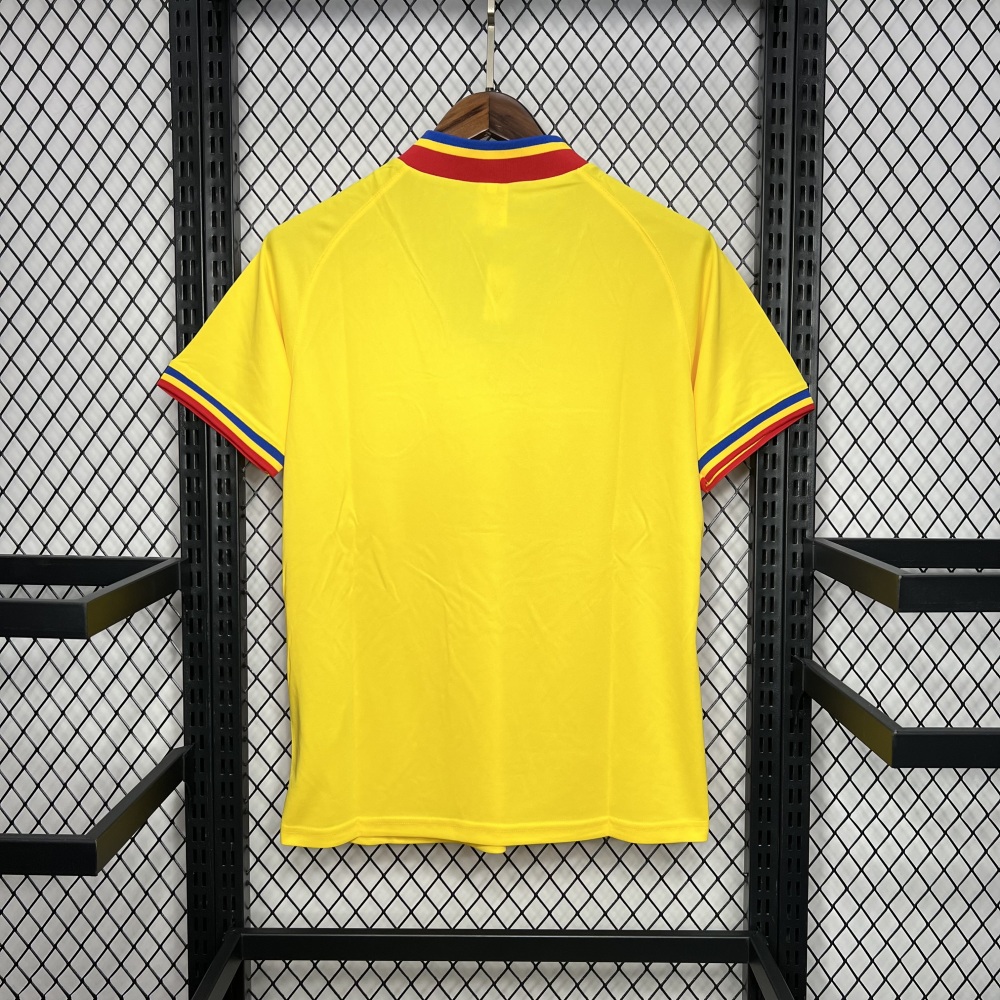 1994 Romania Home Football Retro Jersey