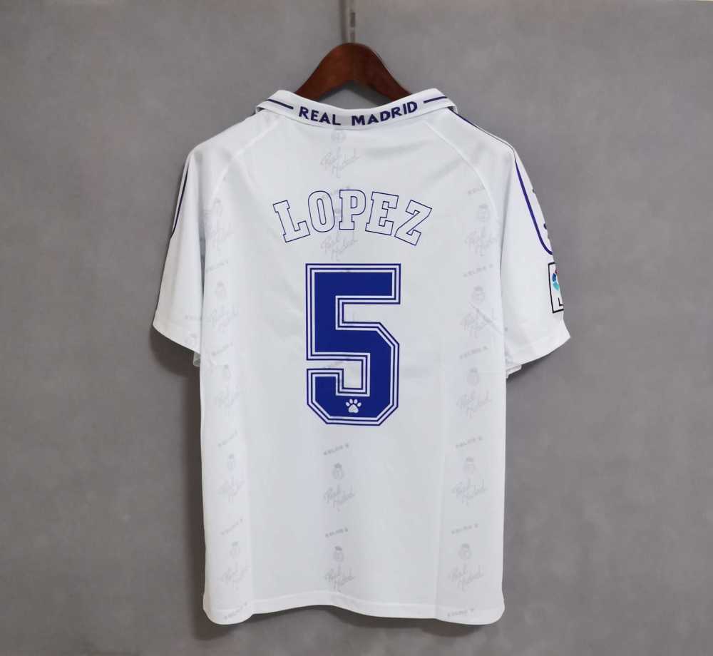 1994-96 Real Madrid Home Retro Jersey