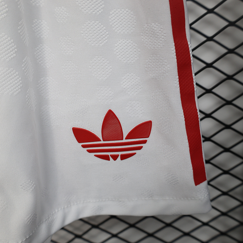 25-26 Ajax Home Soccer Shorts Player Version