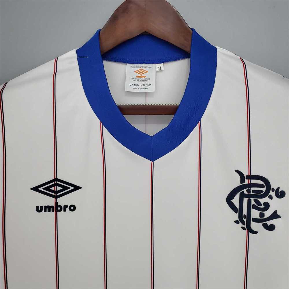 1982/83 Glasgow Rangers Away Soccer Retro Jersey
