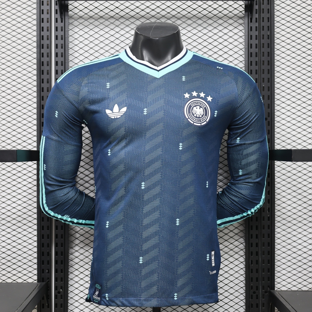 25-26 Germany Away Soccer Jersey Authentic Shirt Long Sleeve