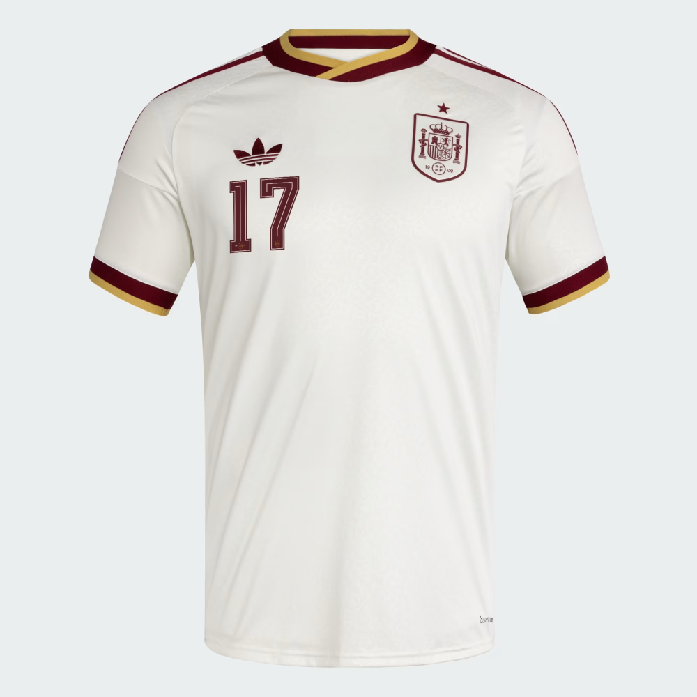 Spain 26 Away Williams Jersey