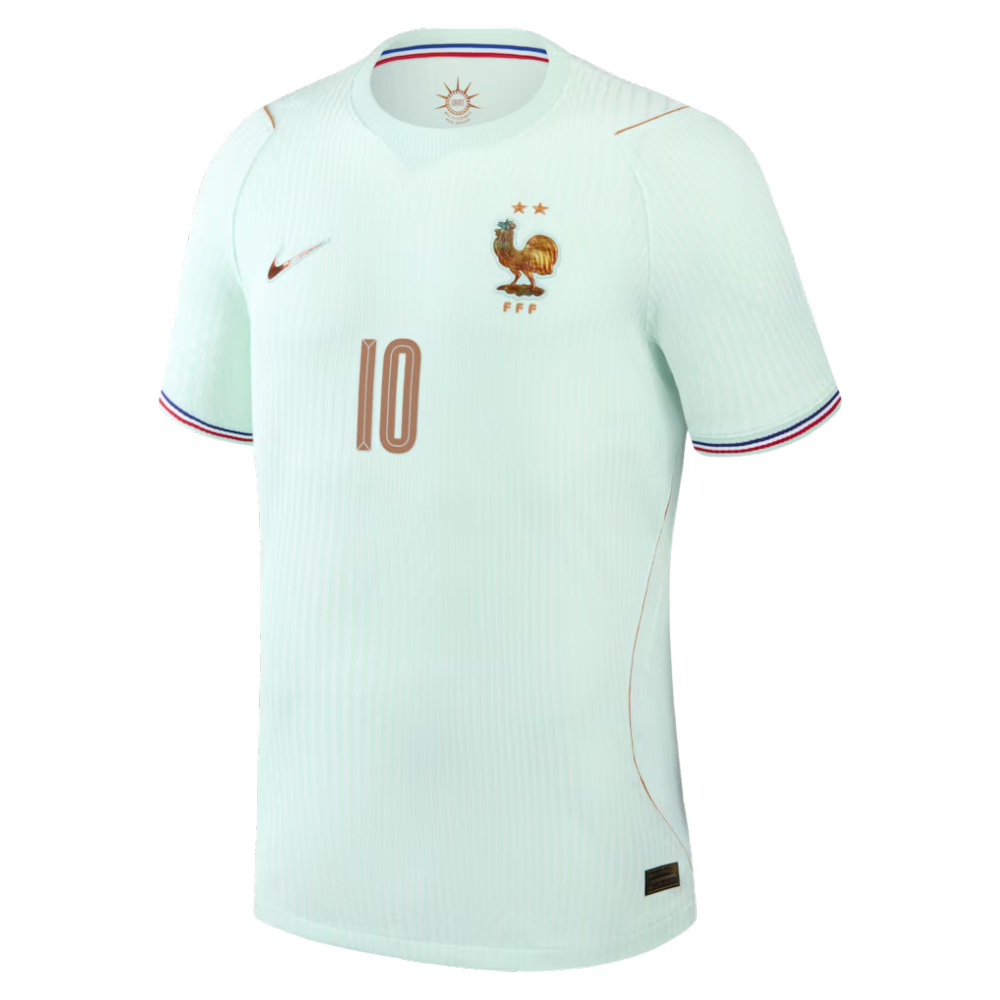 Kylian Mbappé France National Team Nike 2026 Away Match Authentic Jersey - Green