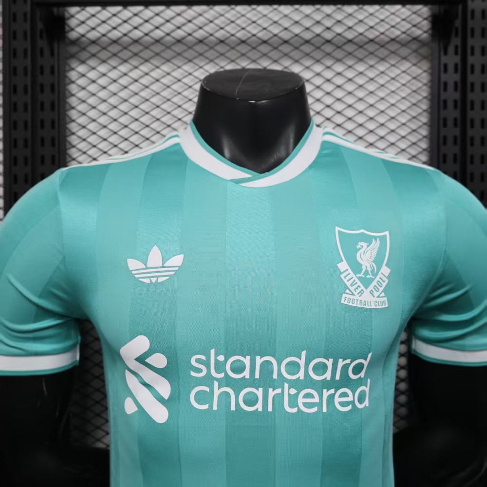 25-26 Liverpool Second Away Soccer Jersey Player Version
