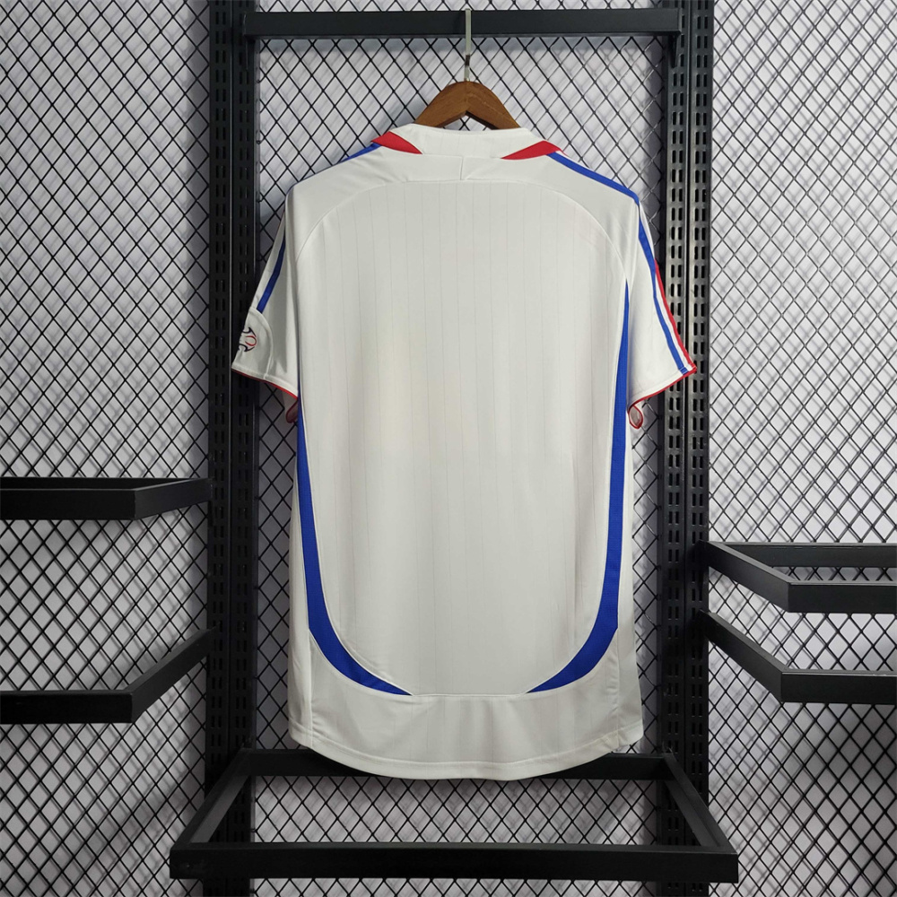 2006 France Zidane #10 World Cup Away Retro Jersey