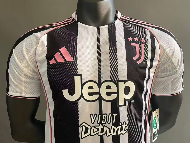 25-26 Juventus Home Soccer Jersey Player Version