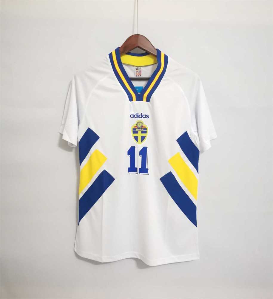 1994 Sweden World Cup Away Soccer Retro Jersey