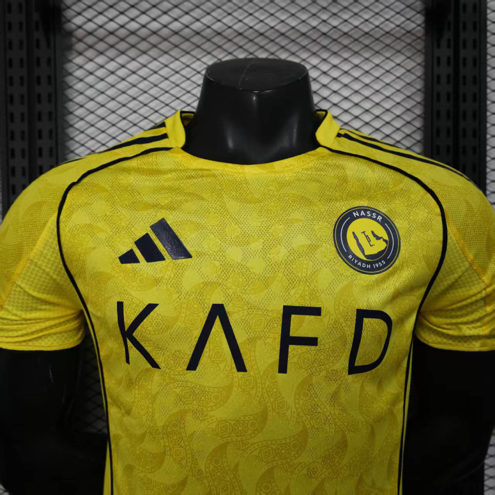 25-26 Al-Nassr Victory Home Soccer Jersey Player Version