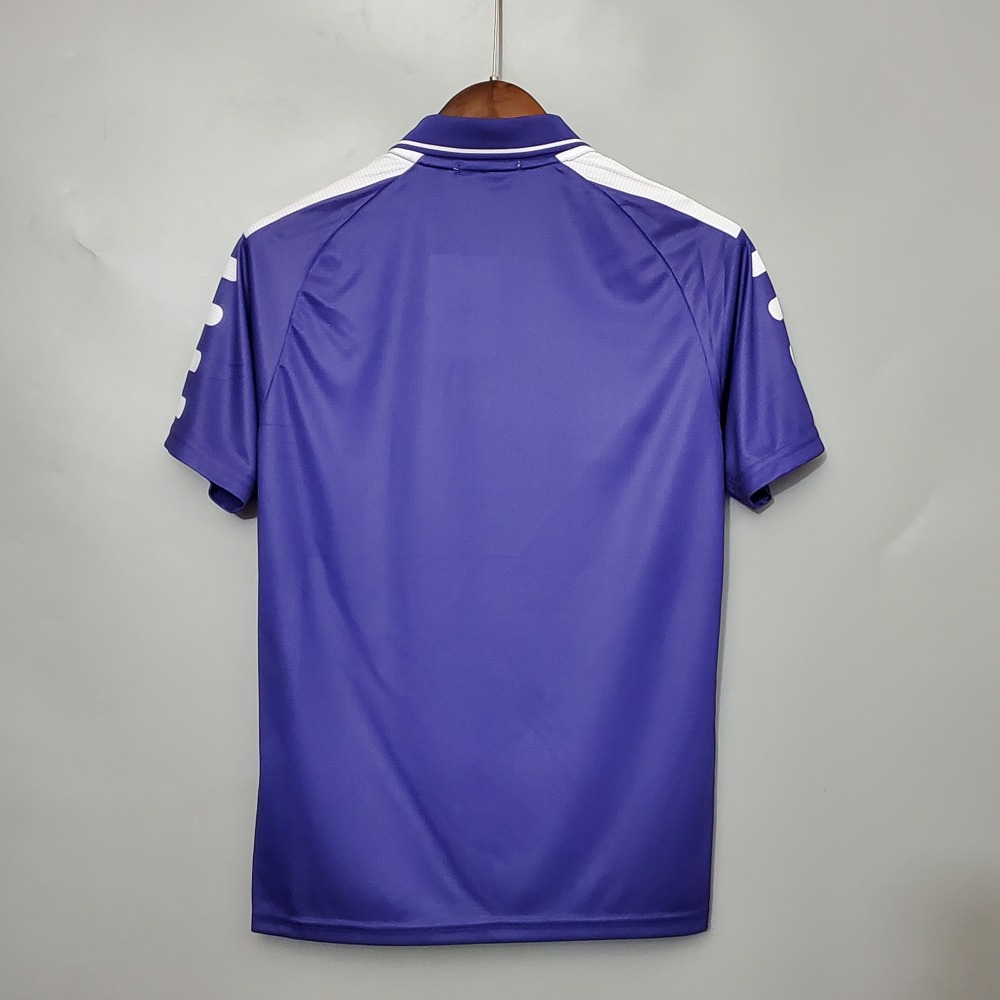 1998-1999 Fiorentina Soccer Home Jersey Retro Version
