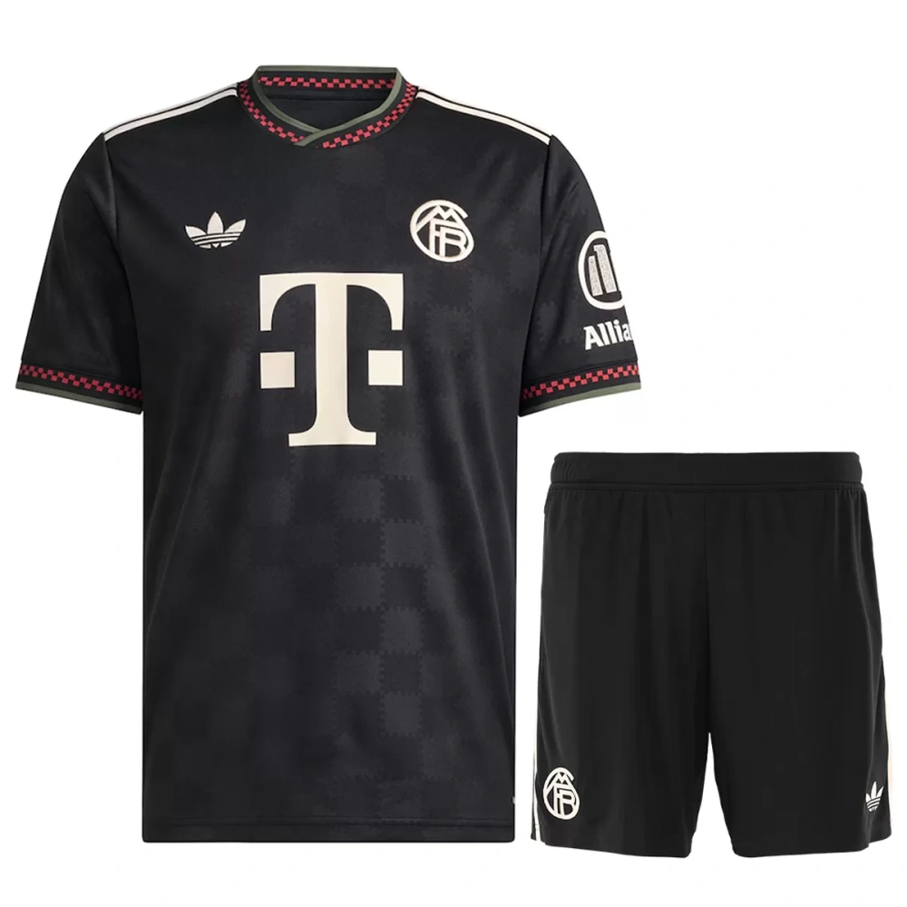 25-26 Bayern Munich Third Away Football Full Kit Jersey+Shorts+Socks
