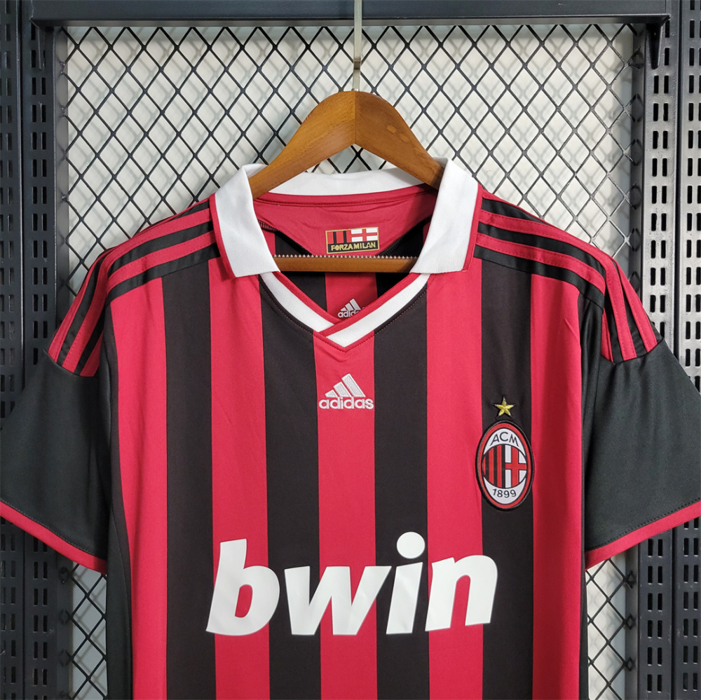 2009-10 AC Milan  Retro Jersey Home