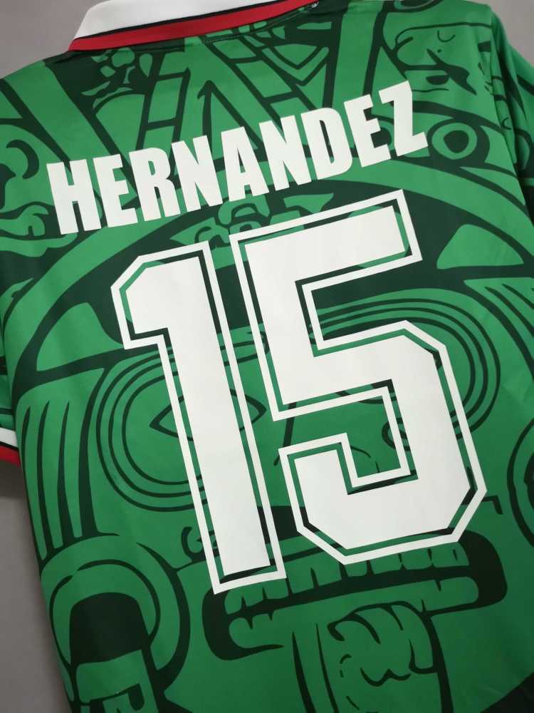 1998 Mexico World Cup Home Retro Jersey