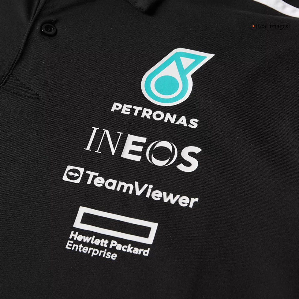 Mercedes AMG Petronas F1 Racing Team Black T-Shirt 2025