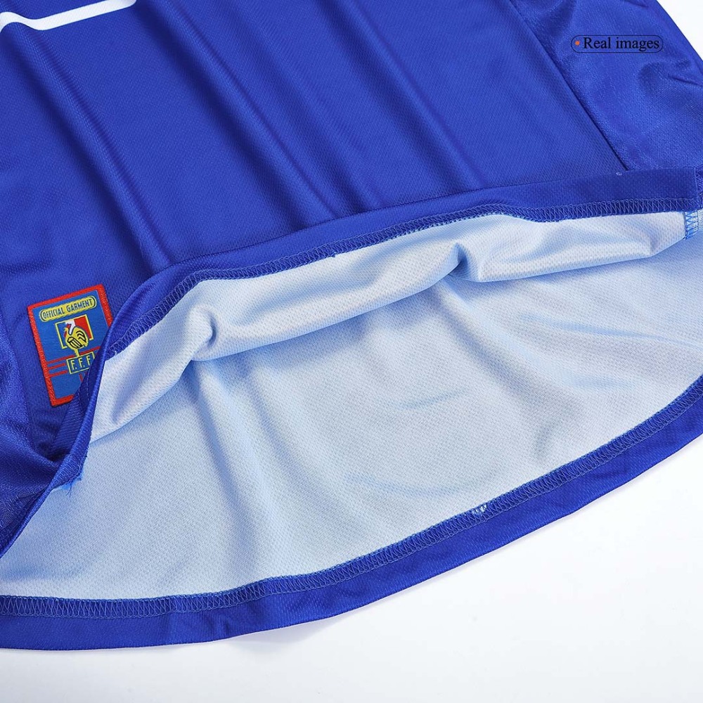 1998 France World Cup Home Retro Jersey Long Sleeve
