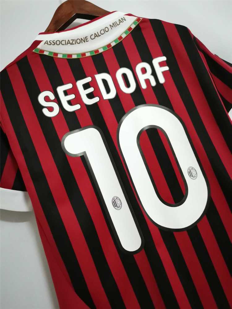 2011-12 AC Milan  Retro Jersey Home
