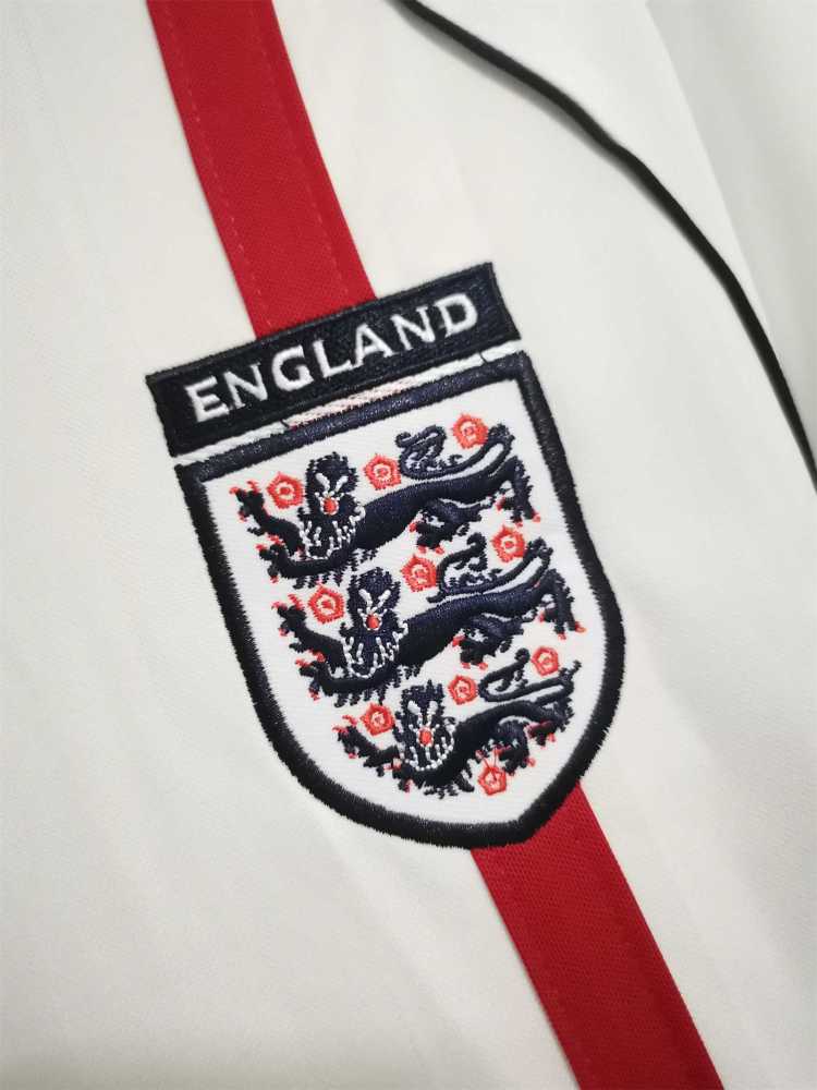 2002 England World Cup Home Retro Jersey