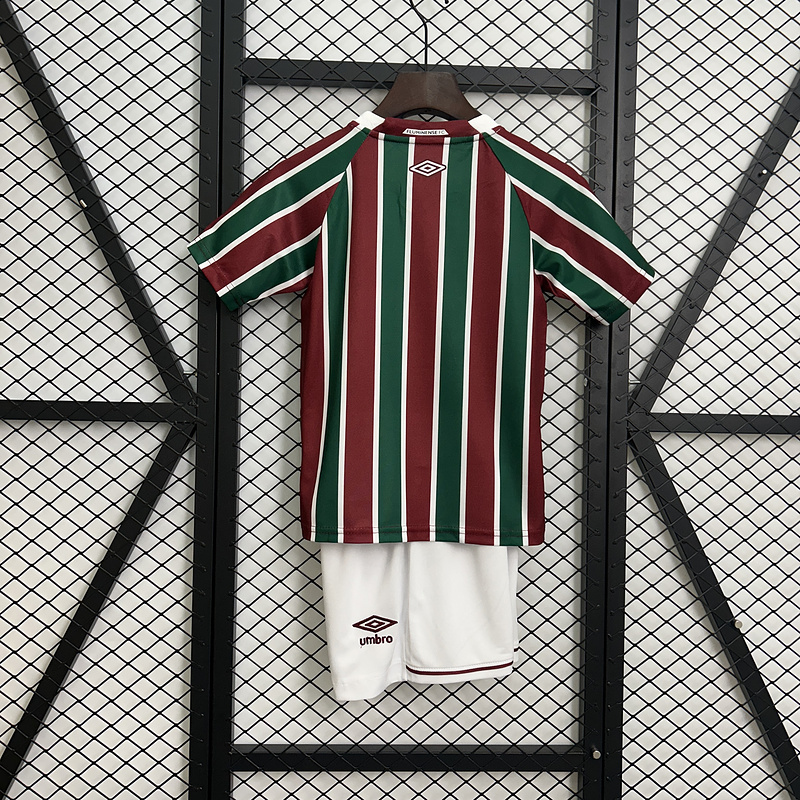 25-26 Fluminense FC Home Kids Kit Jersey+Shorts