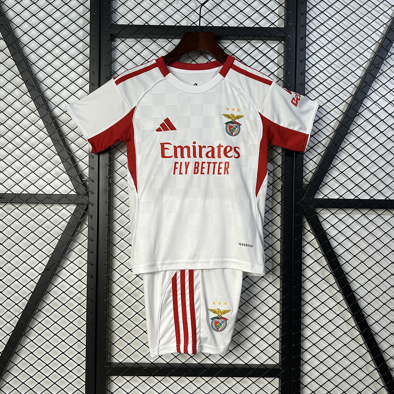 25-26 Benfica Second Away Football Kids Kit Jersey+Shorts
