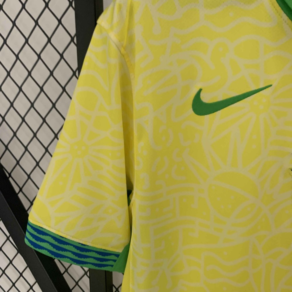 2024 Brazil Home Copa America Football Jersey