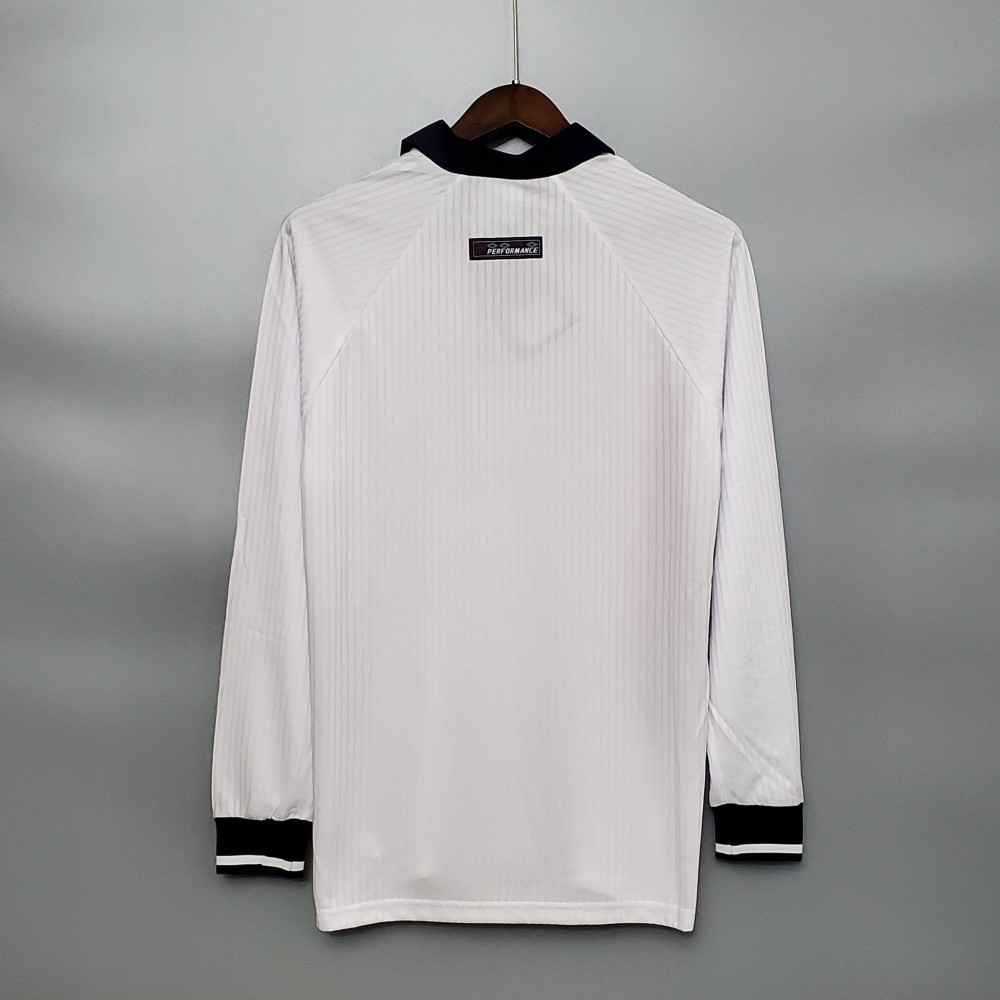 1998 England World Cup Home Retro Jersey Long Sleeve