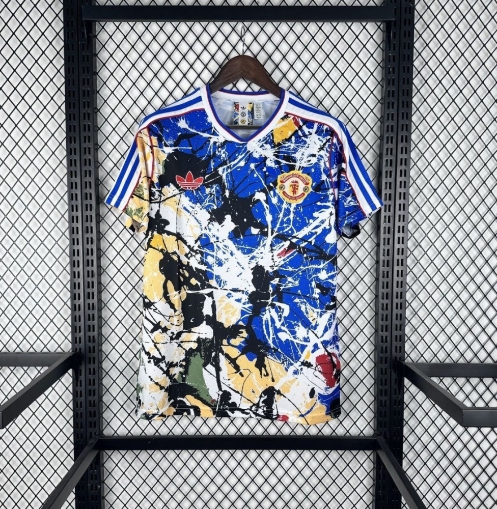 25-26 Manchester United Stone Roses Special Soccer Jersey