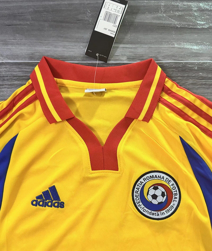 2000 Romania Home Football Retro Jersey