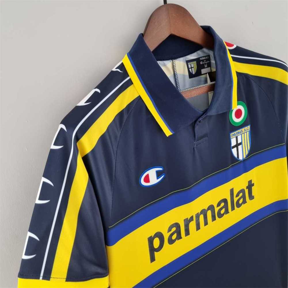 99-00 Parma Calcio Away Soccer Retro Jersey