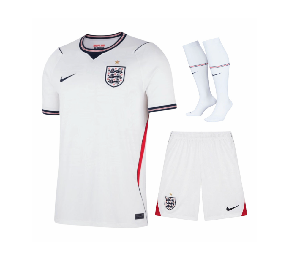 2026 England Home Wolrd Cup Soccer Full Kit Jersey+Shorts+Socks