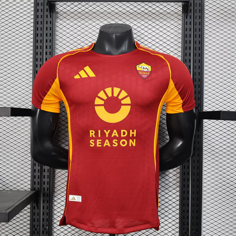 25-26 AS Roma Home Soccer Jersey Player Version