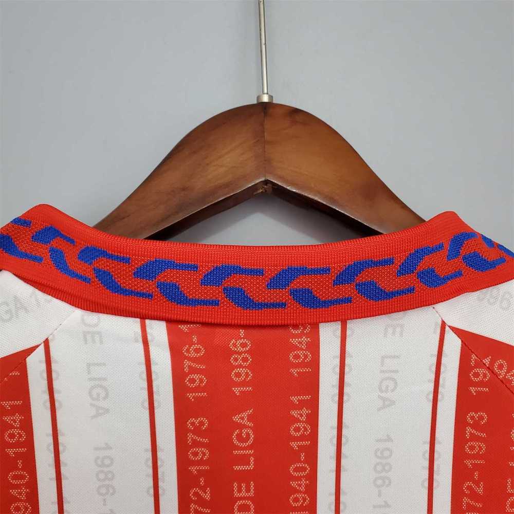 1995-96 Atletico Madrid Home Retro Jersey