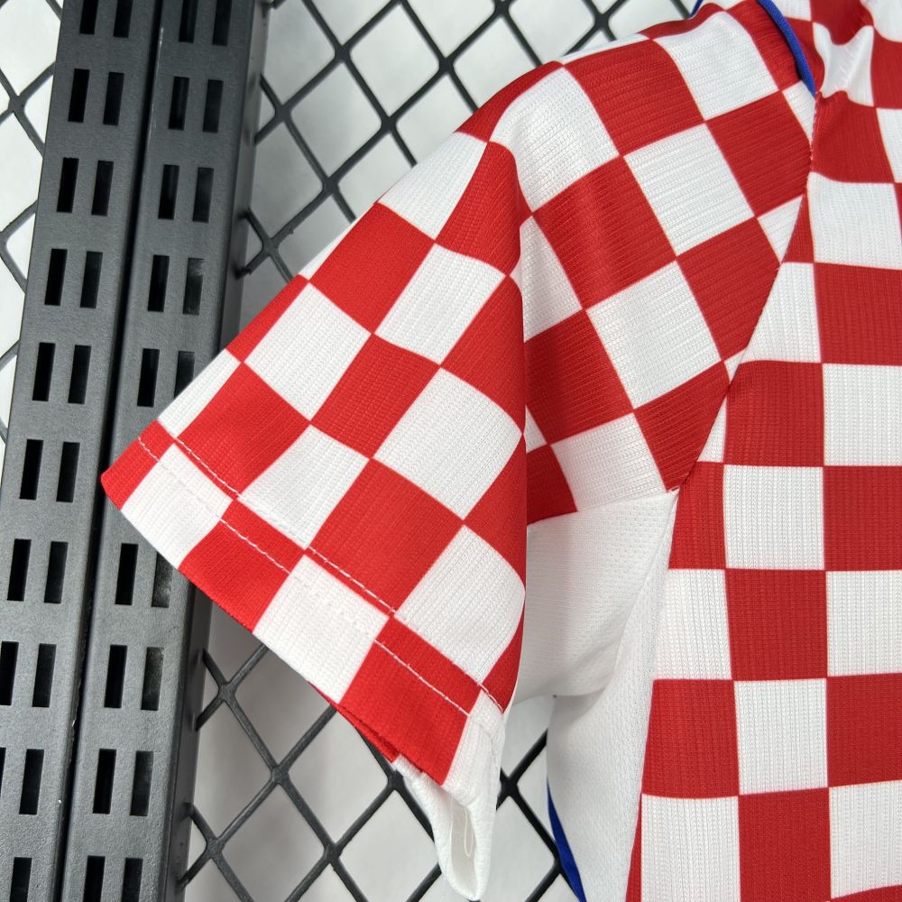 2026 Croatia World Cup Home Football Kids Kit Jersey+Shorts