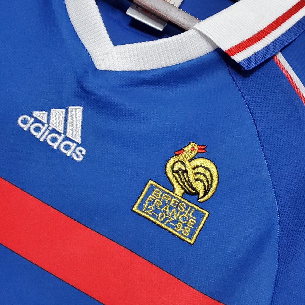 1998 France World Cup Home Retro Jersey