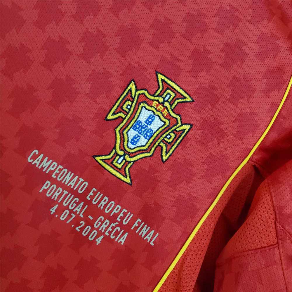 2004 Portugal C.Ronaldo #17 Euro Cup Home Retro Jersey