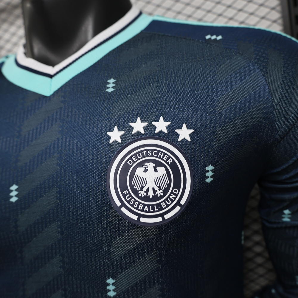 25-26 Germany Away Soccer Jersey Authentic Shirt Long Sleeve