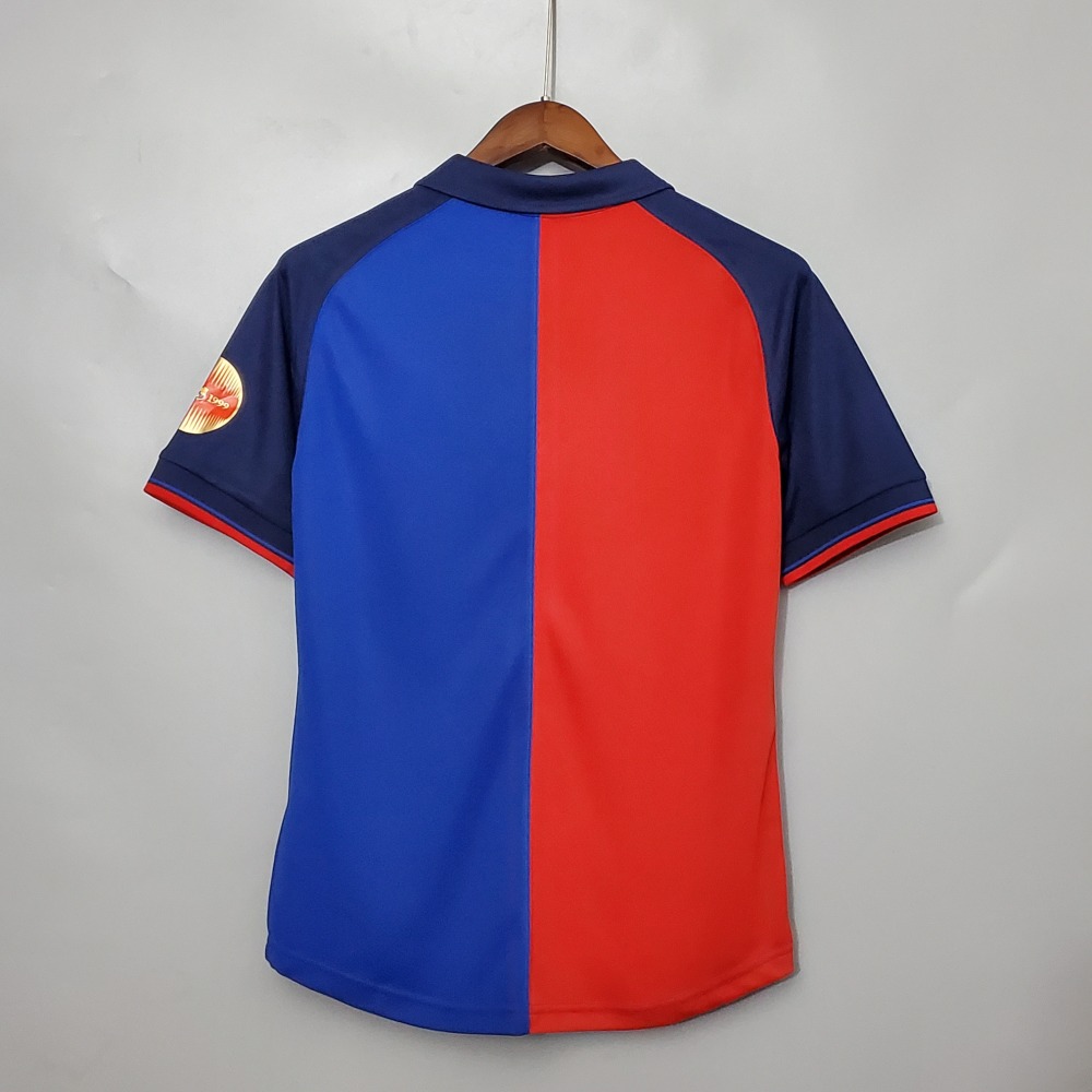 Barcelona 100th Anniversary Version Home Soccer Jersey