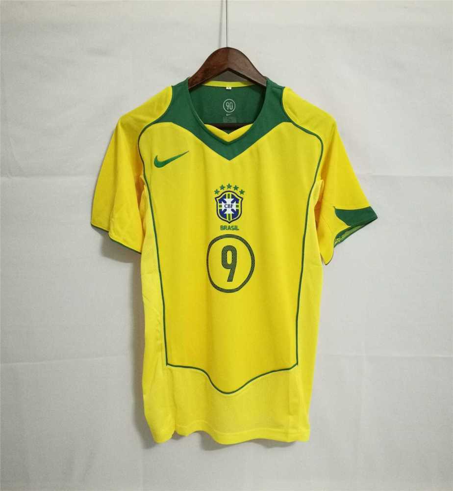 2004 Brazil World Cup Home Retro Jersey