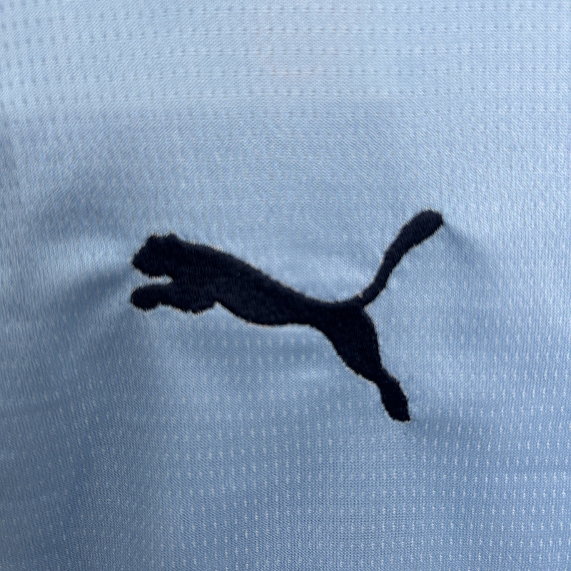 25-26 Manchester City Home Soccer Kids Kit Jersey+Shorts