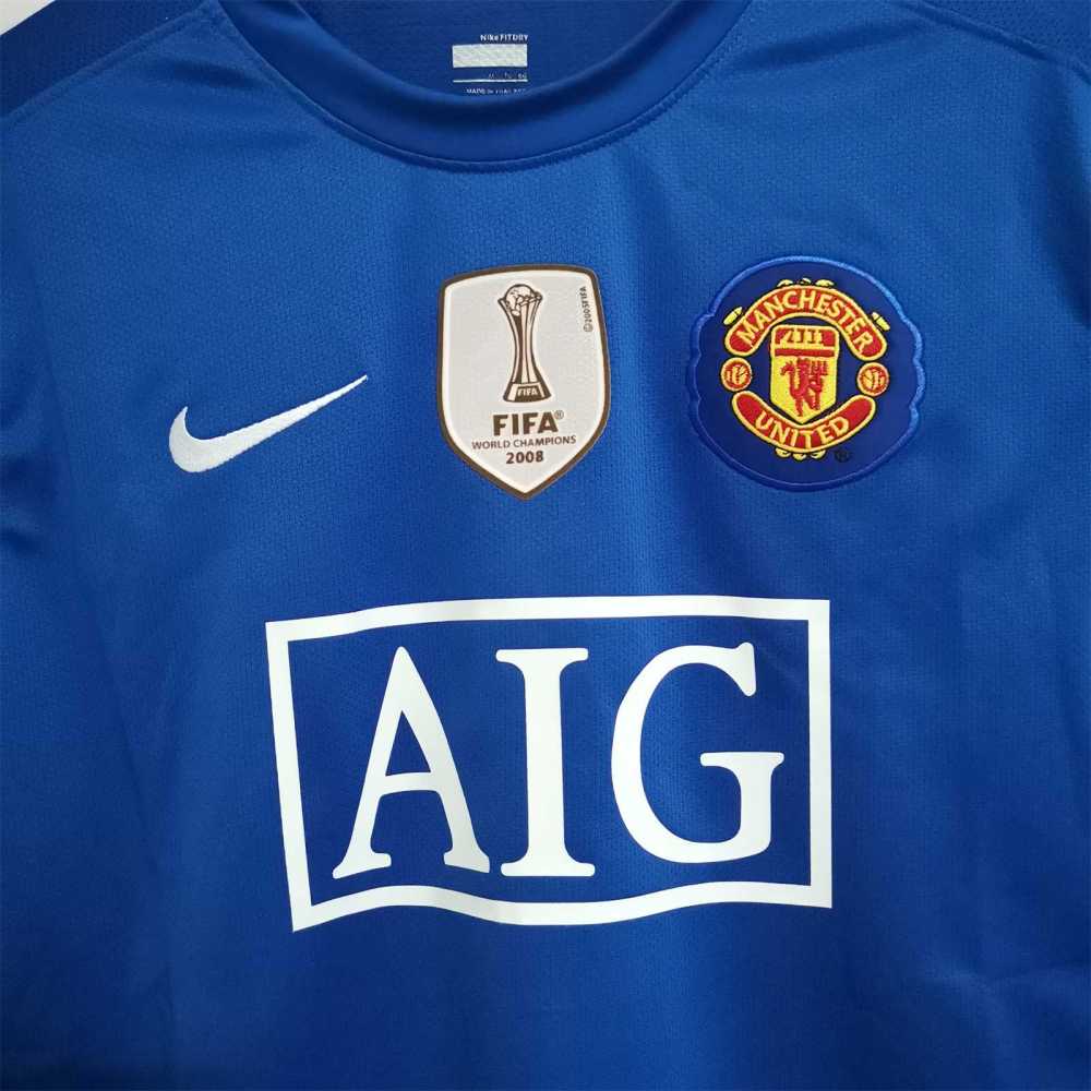 08-09 Manchester United Home Retro Jersey Long Sleeve