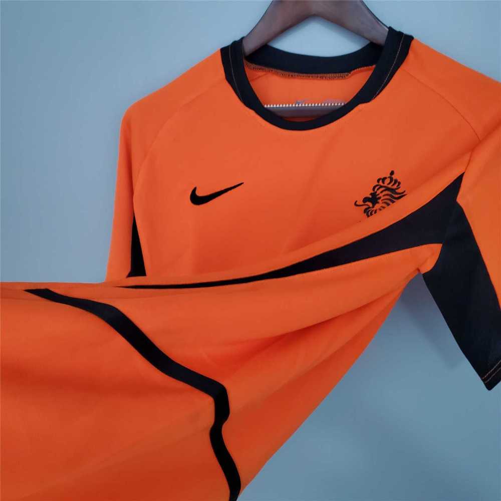 2002 Netherlands  Home Retro Jersey