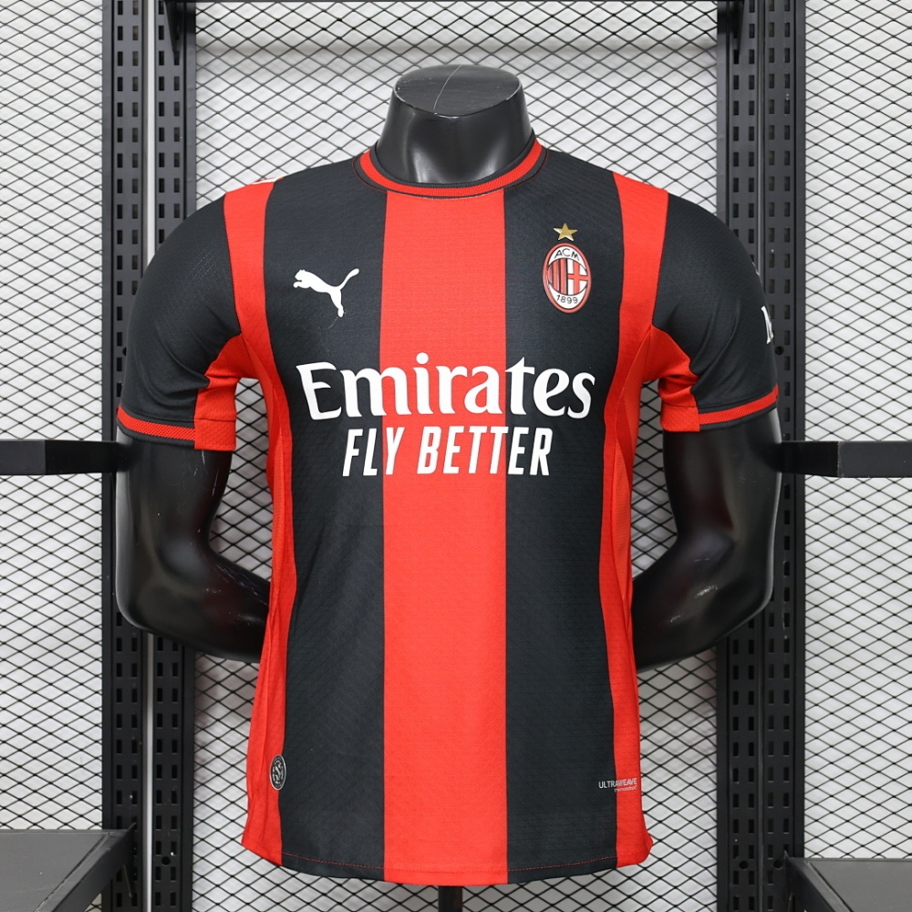 26-27 AC Milan Home  Soccer Jersey Red