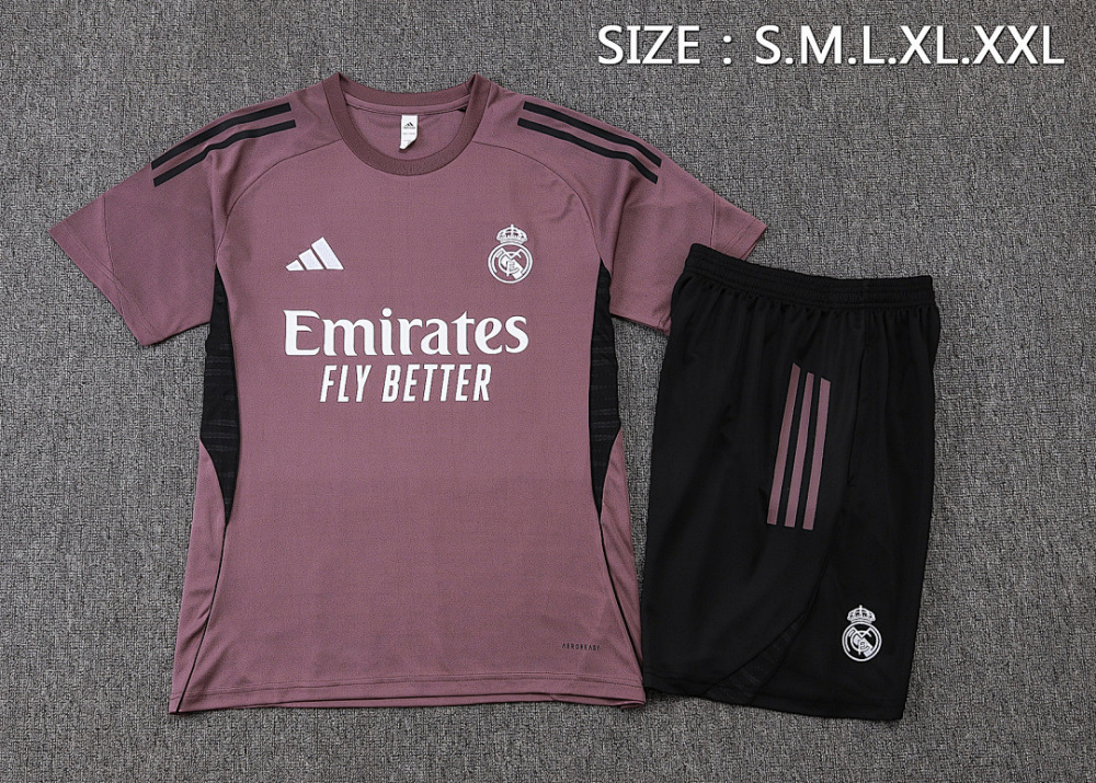 26-27 Real Madrid Pre-Match Training Soccer Jersey Suit Kit
