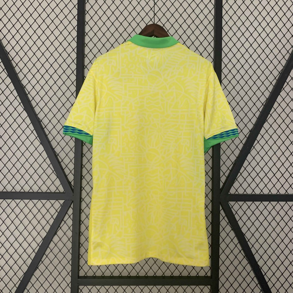 2024 Brazil Home Copa America Football Jersey