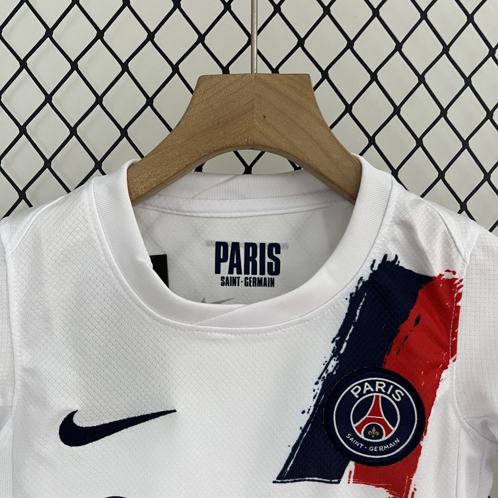 24-25 Paris Saint-Germain Away Soccer Kids Kit Jersey+Shorts