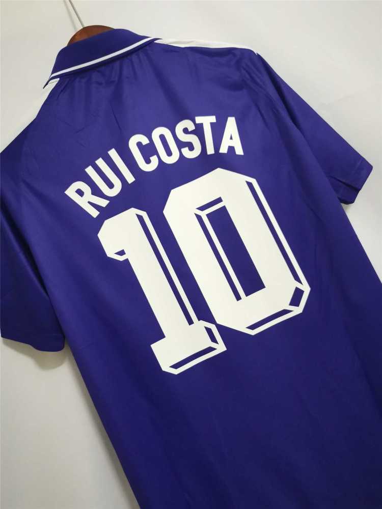 1998-1999 Fiorentina Soccer Home Jersey Retro Version