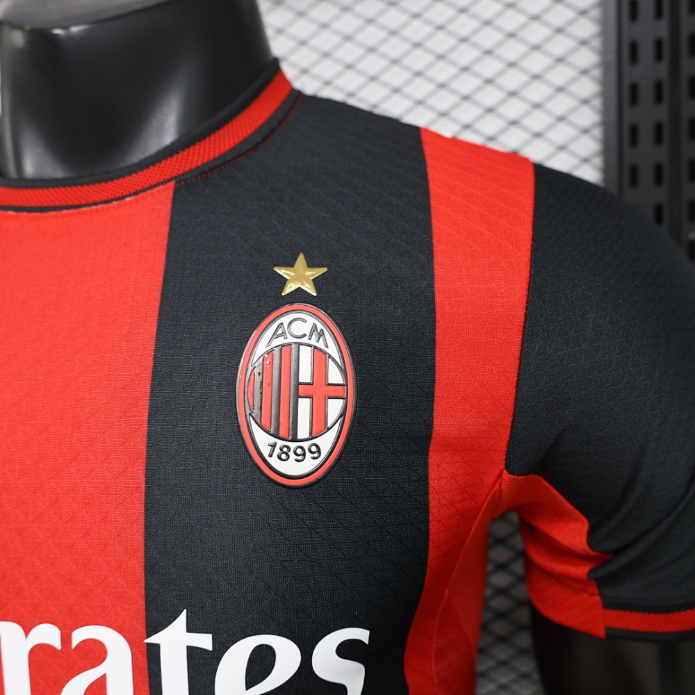 26-27 AC Milan Home  Soccer Jersey Red
