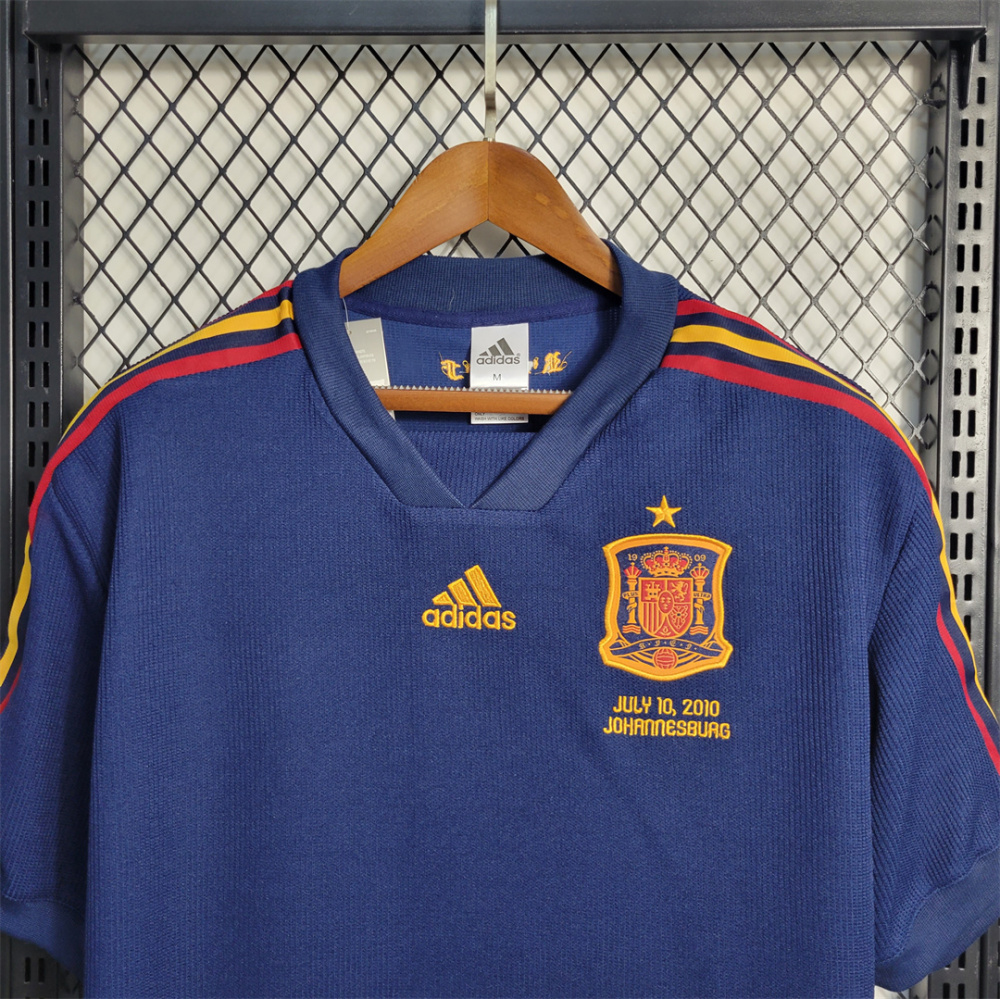 2010 Spain Away World Cup Final Retro Jersey