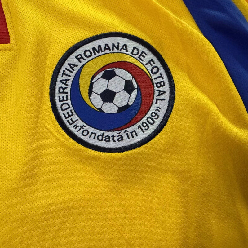 2000 Romania Home Football Retro Jersey